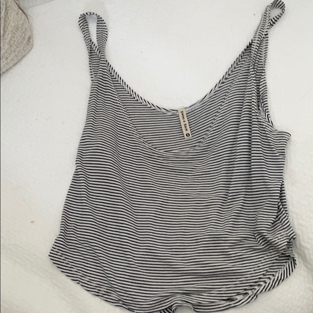 Emma & Sam Black and white tank top